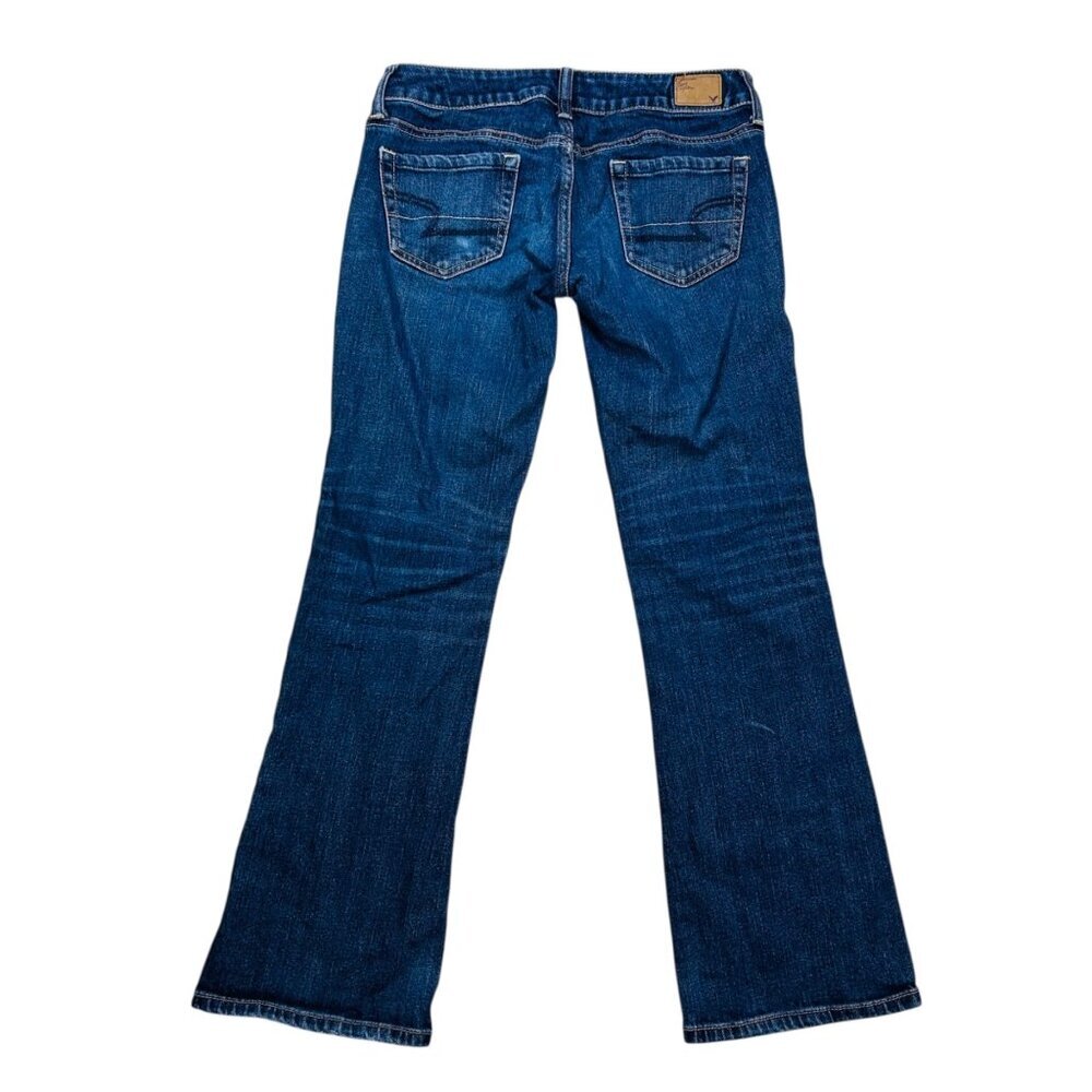 American Eagle Favorite Boyfriend 2 Stretch Low Rise Jeans Casual Festival - Picture 3 of 5